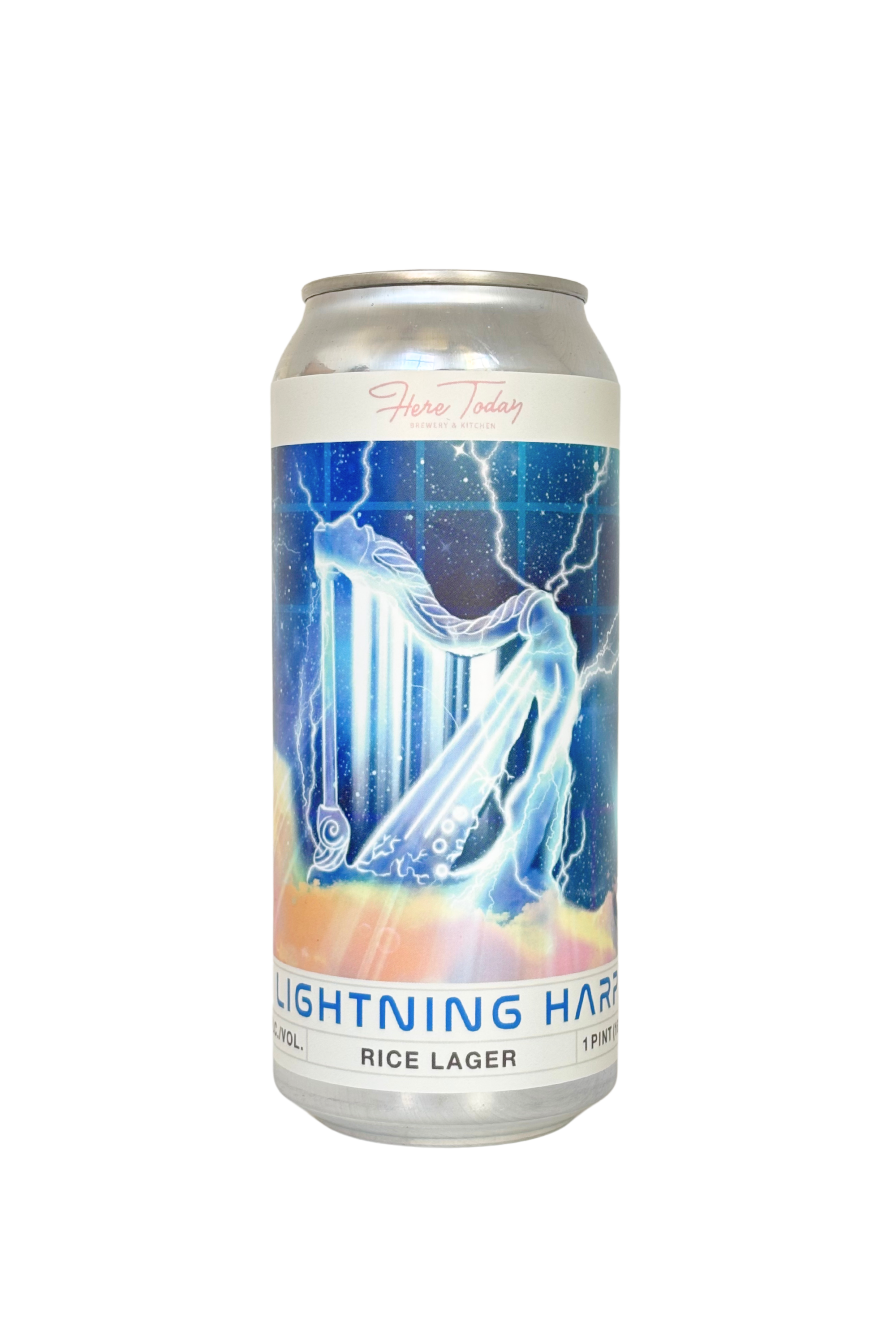 Here Today 'Lightning Harp' Rice Lager
