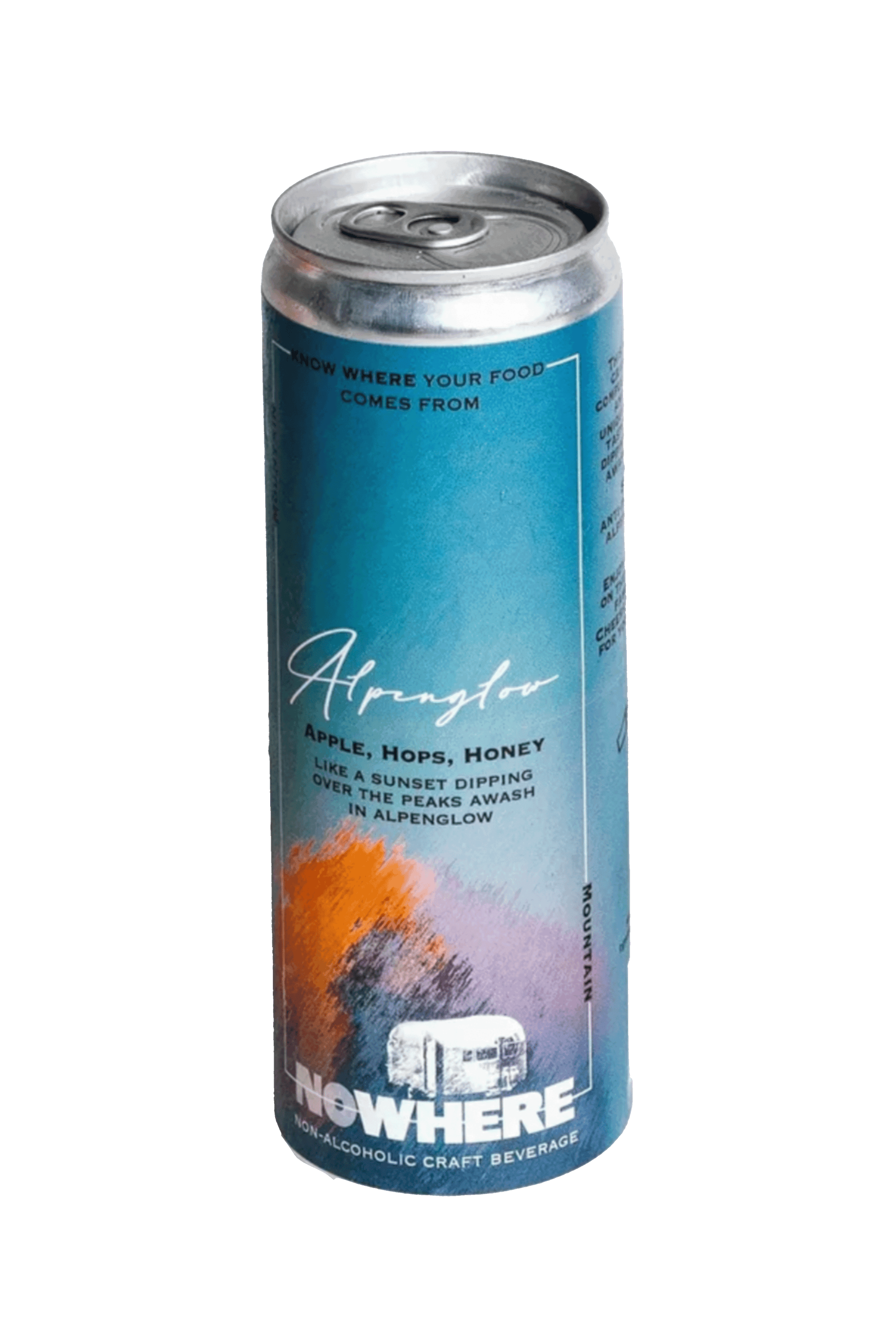 NoWhere 'Alpenglow' N/A Dry Hopped Cider 12oz