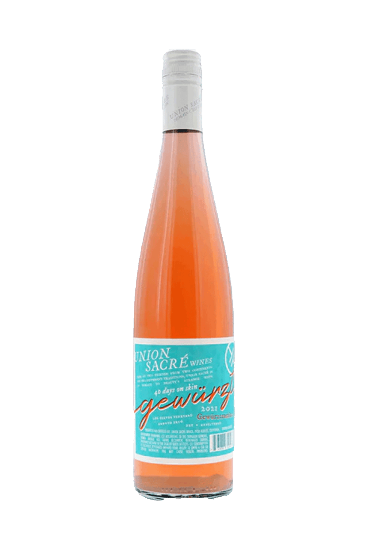 Union Sacre Gewurztraminer Orange Wine 2021 – Petite Wine